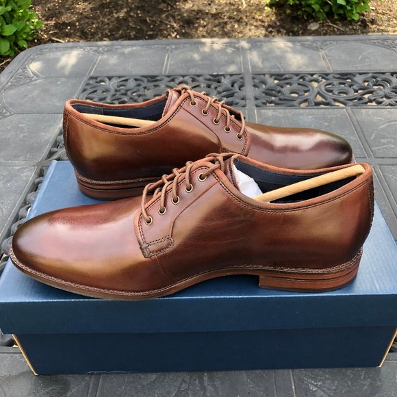 Cole Haan Warner Grand Postman Oxford In Chestnut - Picture 7 of 11